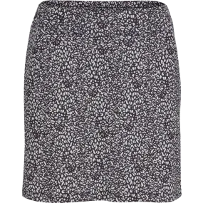 17" FALLOW VENTILATED PERFORMANCE SKORT: BLACK