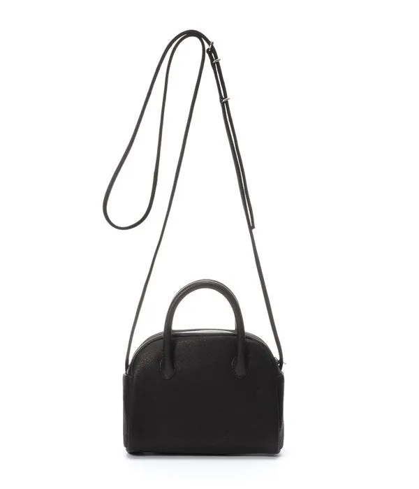 Aeta/DEER LEATHER BOSTON MINI SHOULDER(BLACK)