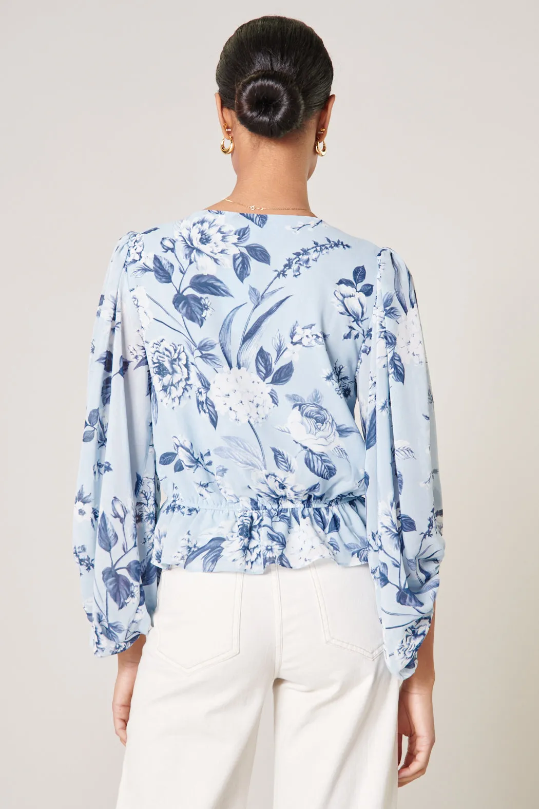 Cadaval Floral Ways Balloon Sleeve Blouse