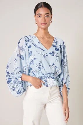 Cadaval Floral Ways Balloon Sleeve Blouse