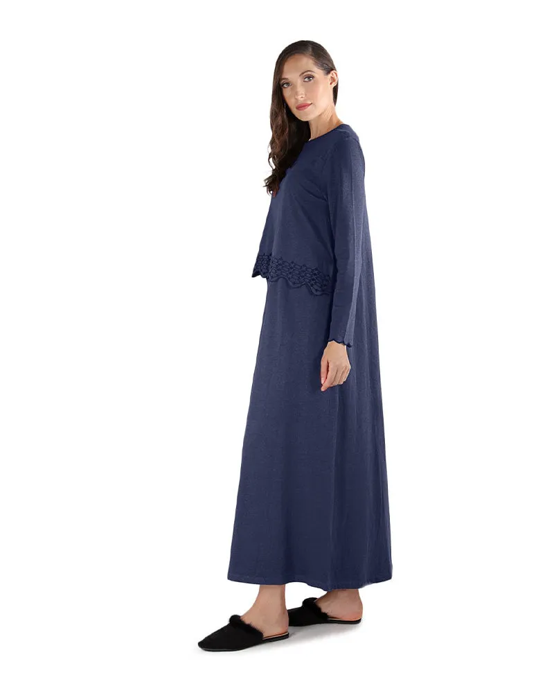 CNL05194 Grosgrain Nursing Nightgown