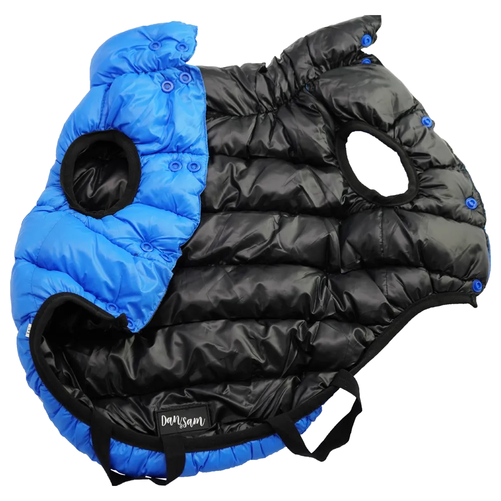 Dan & Sam - Reversible Puffer Jacket (Blue/Black)