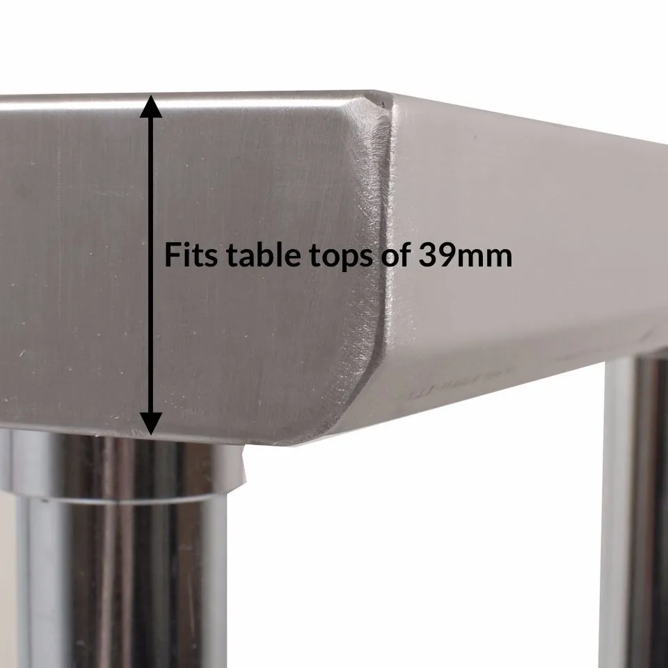 Empire Stainless Steel Double Over Shelf 600mm Wide - OSD-600