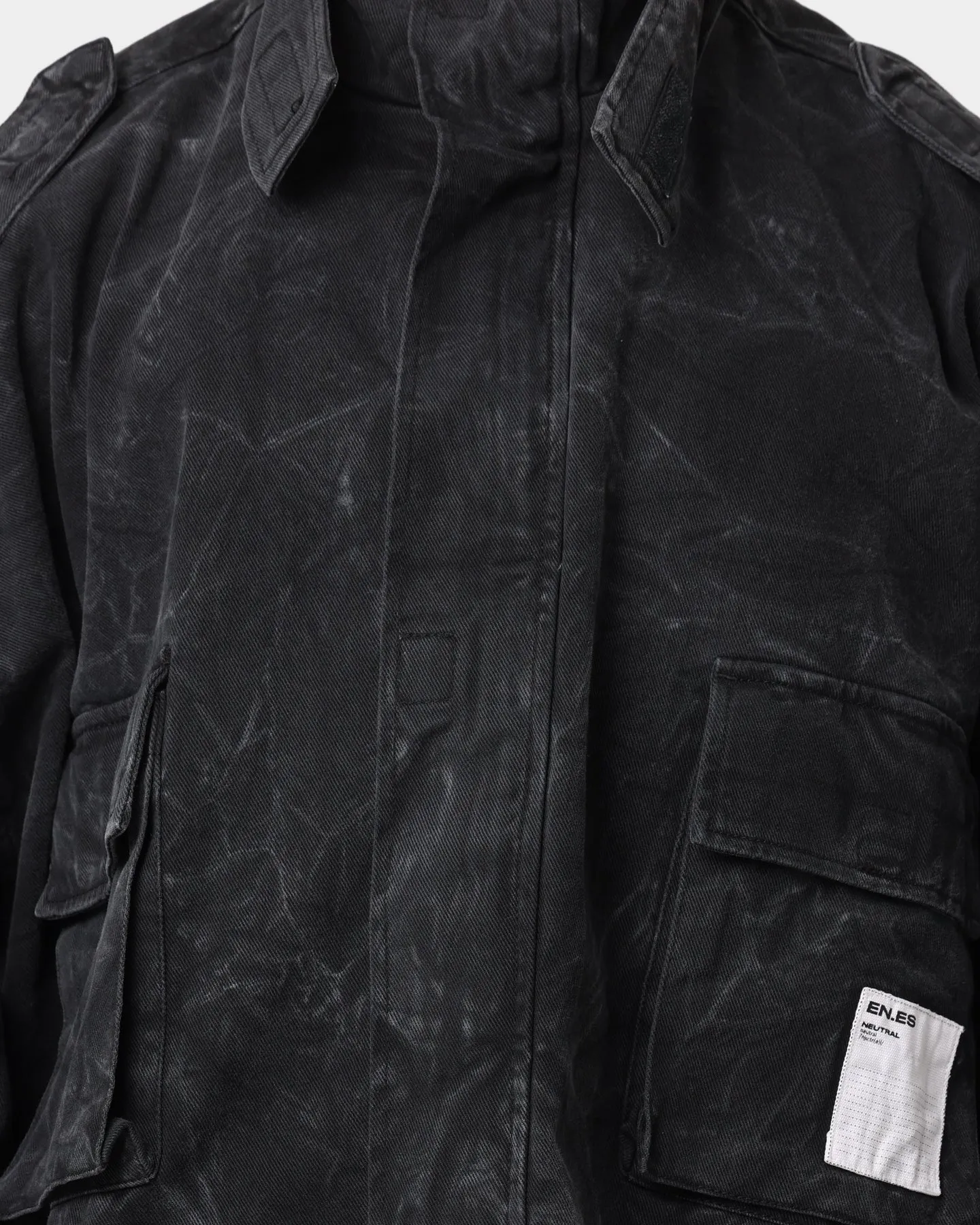 EN ES Division Cargo Jacket Black