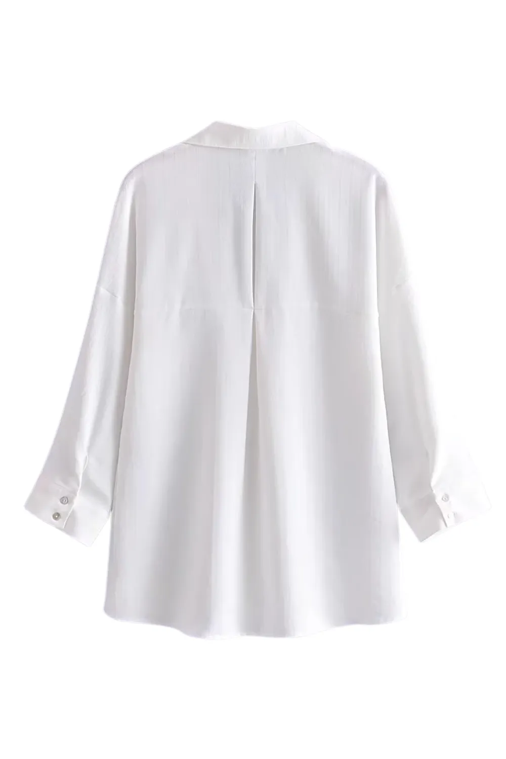 'Felicia' V-Neck Long-Sleeved Shirt