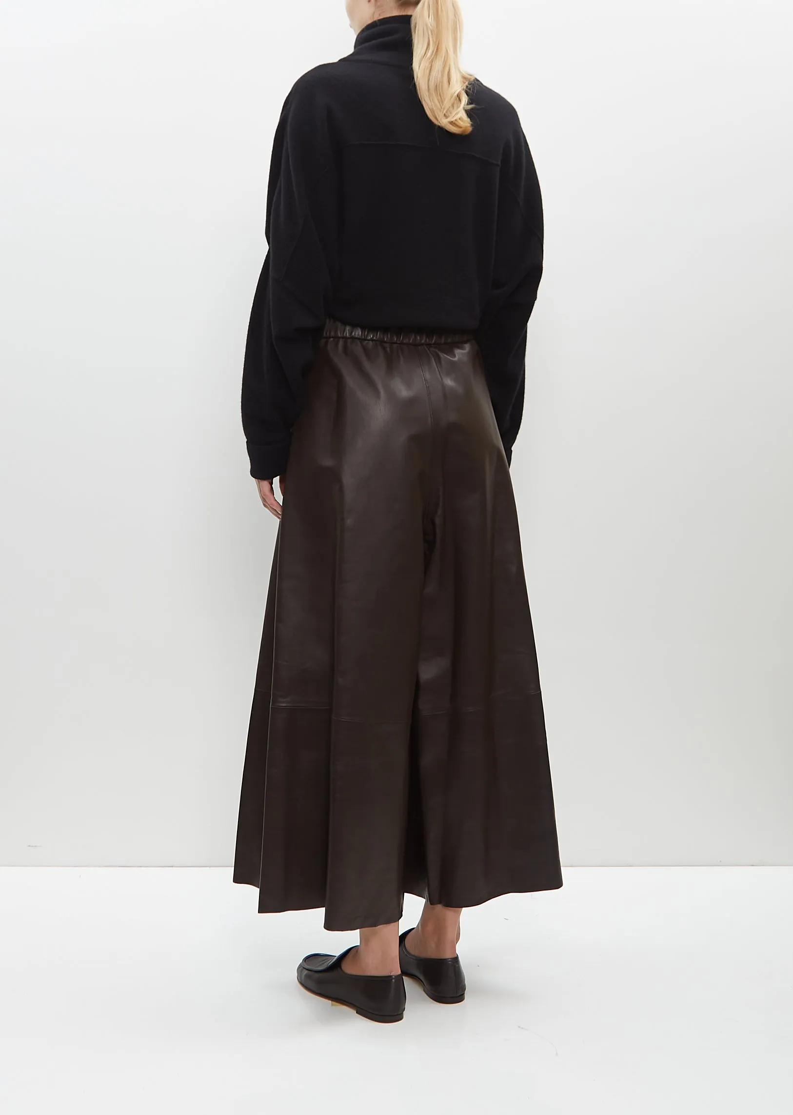 Gaucho Pants — Dark Brown