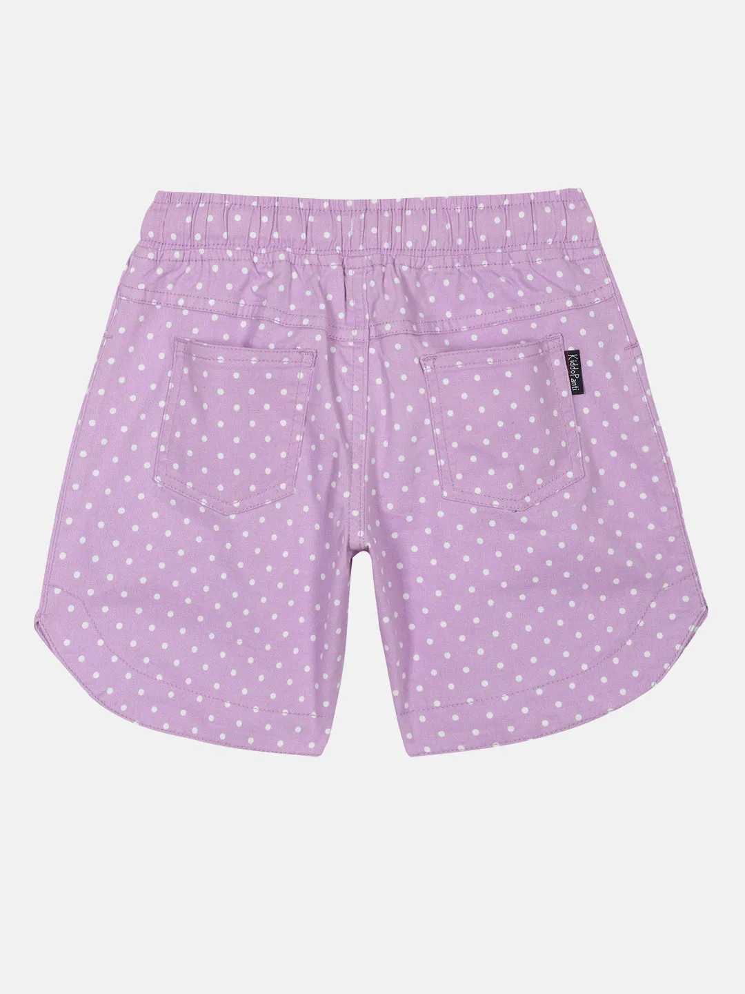 Girl's Polka Dot Printed Woven Hot Short