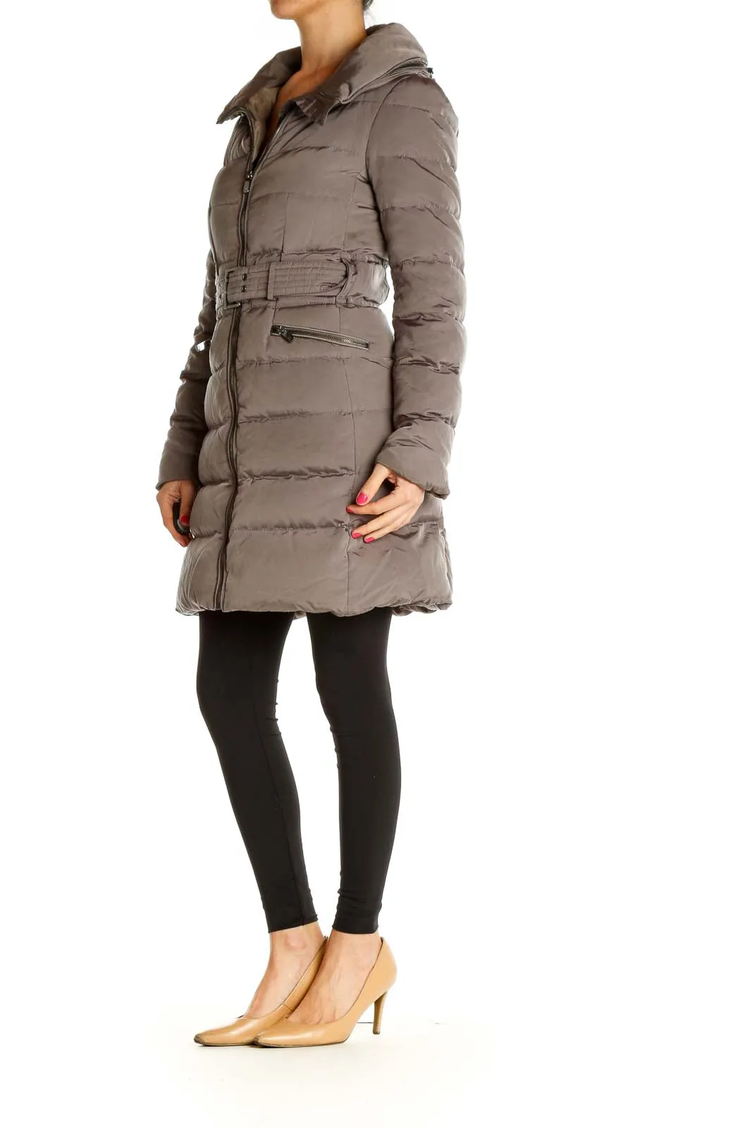 Gray Puffer Coat