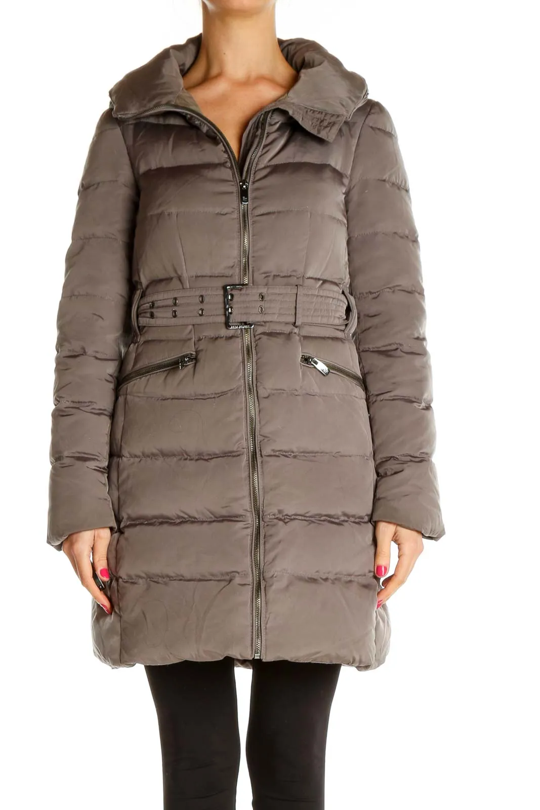 Gray Puffer Coat