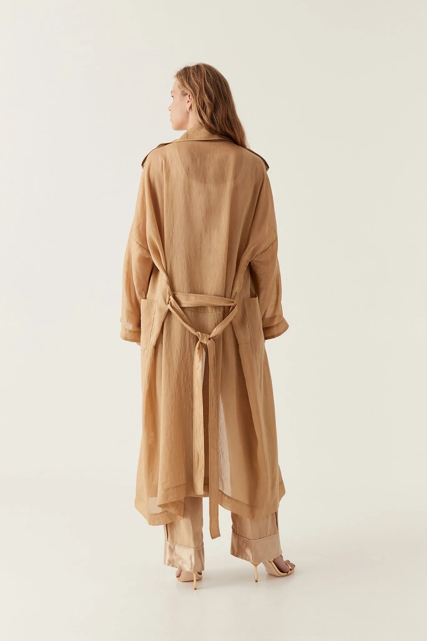 Harmony Oversized Sheer Coat