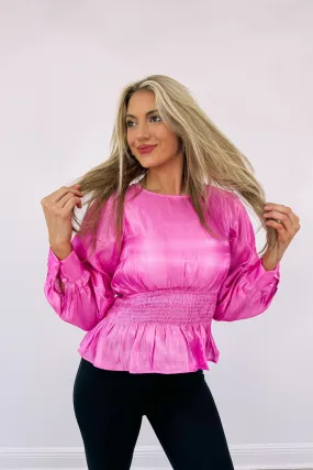 Intentions Matter Peplum Blouse