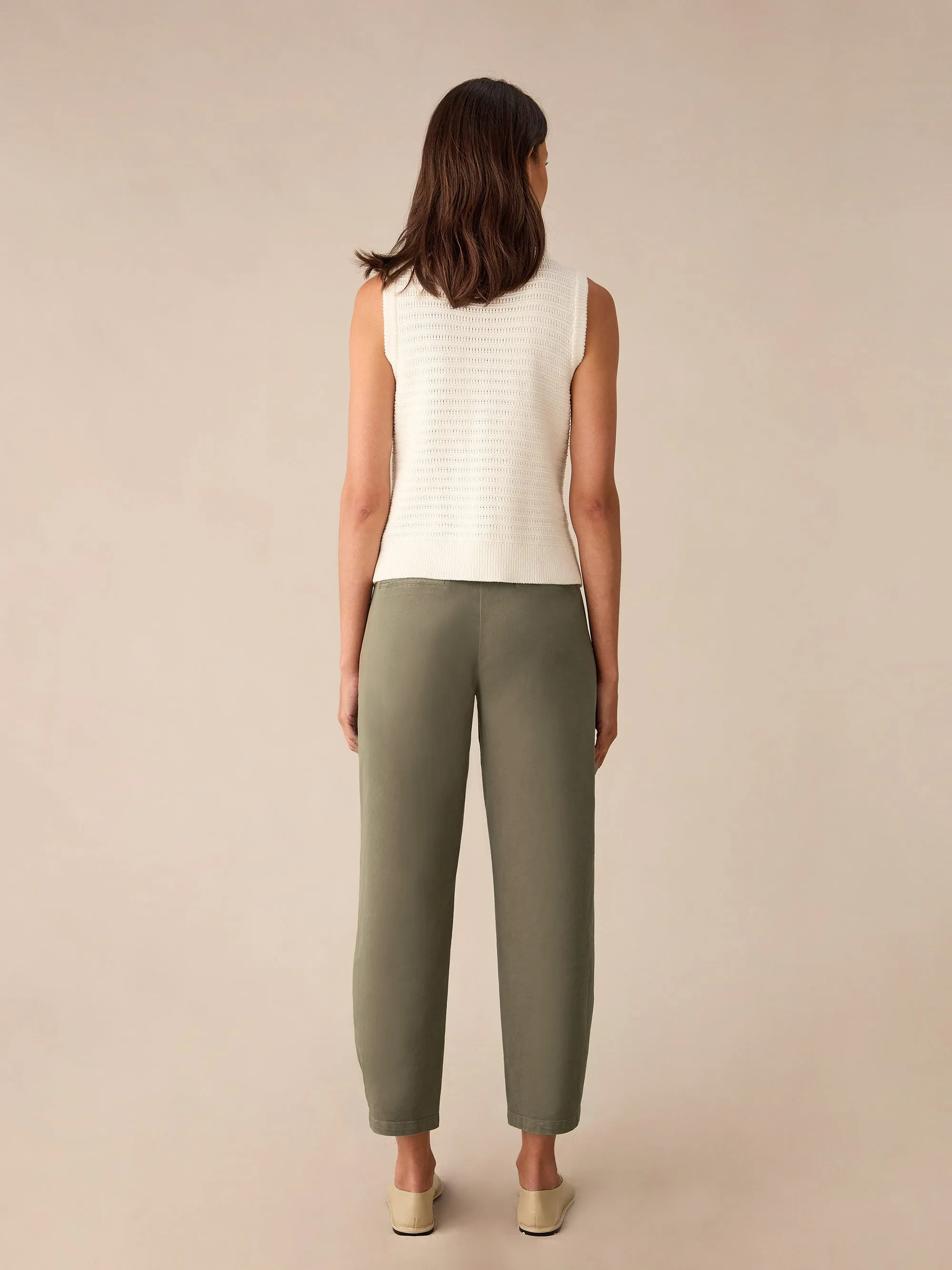 Khaki Cargo Trousers