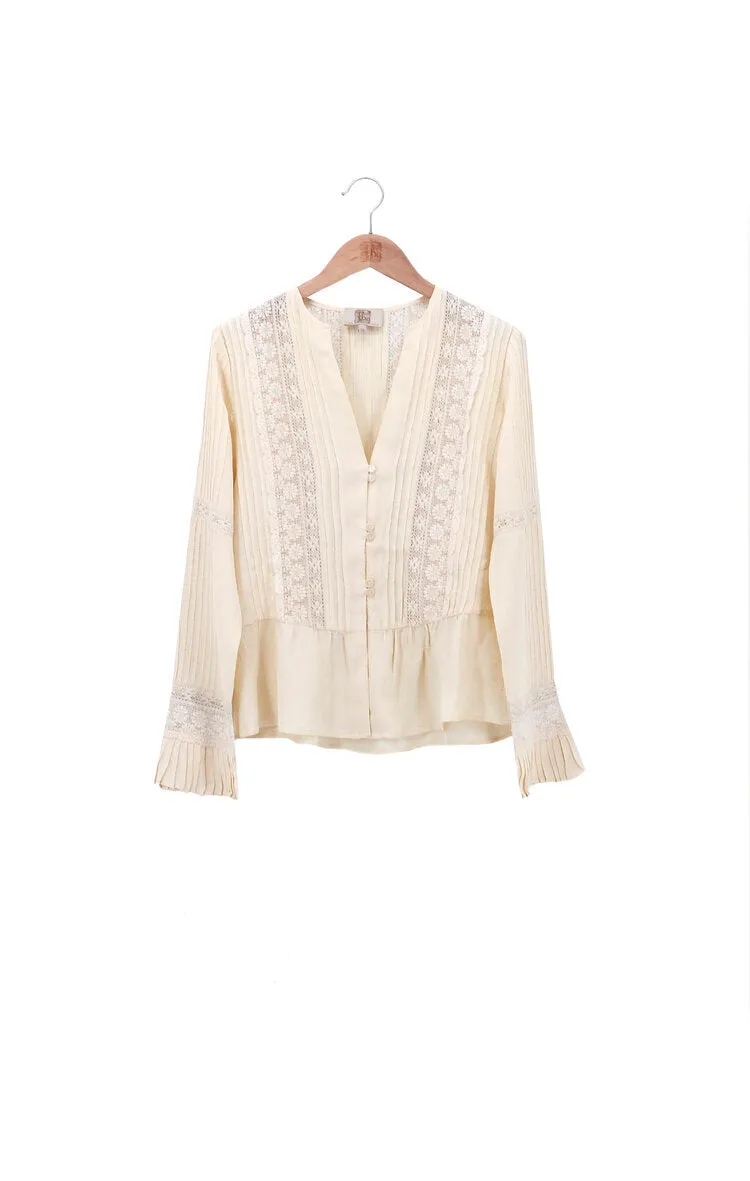 Lizze Blouse - Soft Light Beige