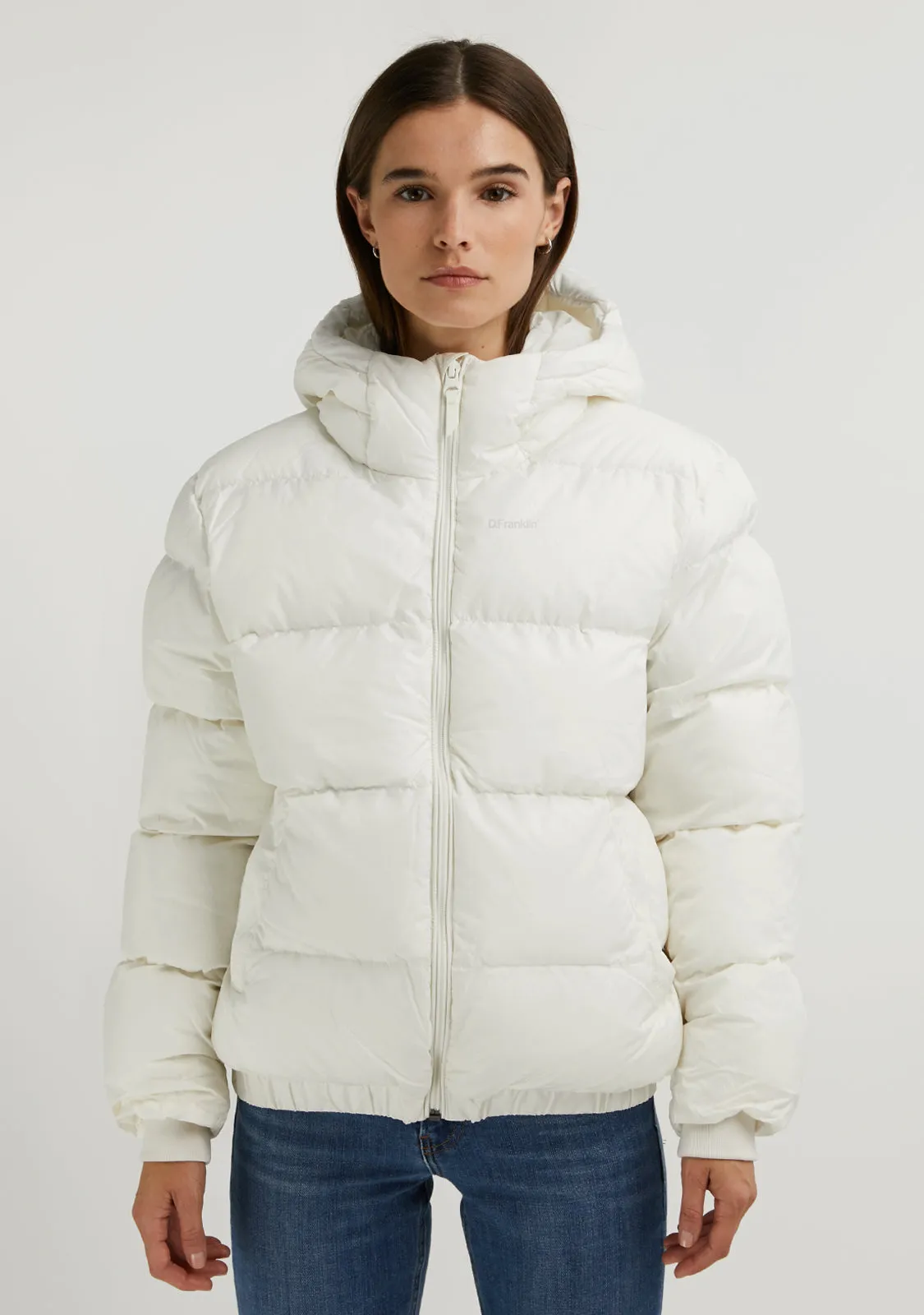 Logo Puffer Off White