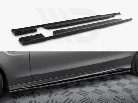 Maxton Design - SIDE SKIRTS DIFFUSERS MERCEDES-AMG C63 SEDAN / ESTATE W205 FACELIFT