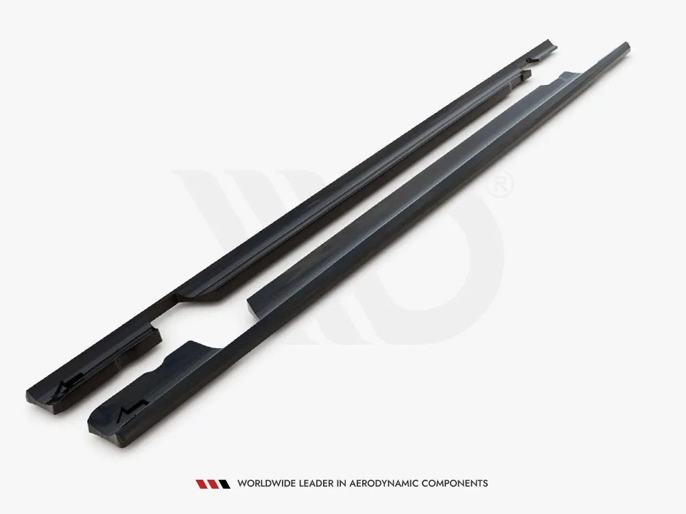 Maxton Design - SIDE SKIRTS DIFFUSERS MERCEDES-AMG C63 SEDAN / ESTATE W205 FACELIFT