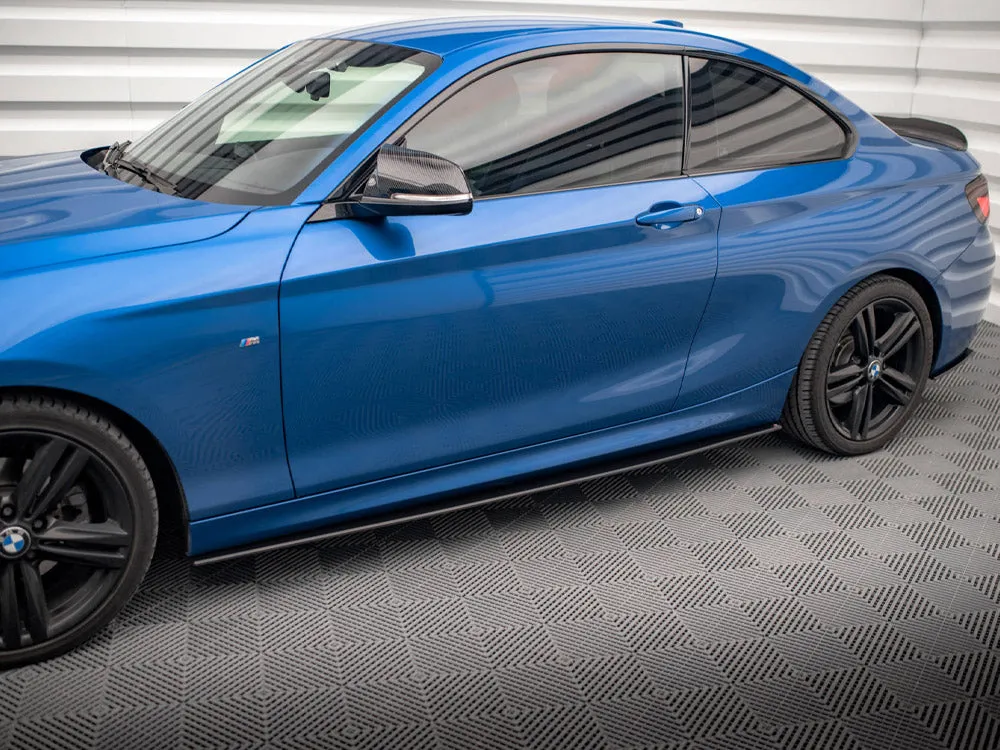 Maxton Design - STREET PRO SIDE SKIRTS DIFFUSERS BMW 2 M-PACK F22