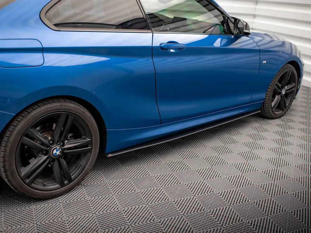 Maxton Design - STREET PRO SIDE SKIRTS DIFFUSERS BMW 2 M-PACK F22