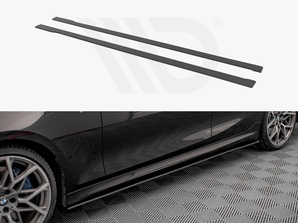 Maxton Design - STREET PRO SIDE SKIRTS DIFFUSERS BMW 3 M-PACK G20 / G21