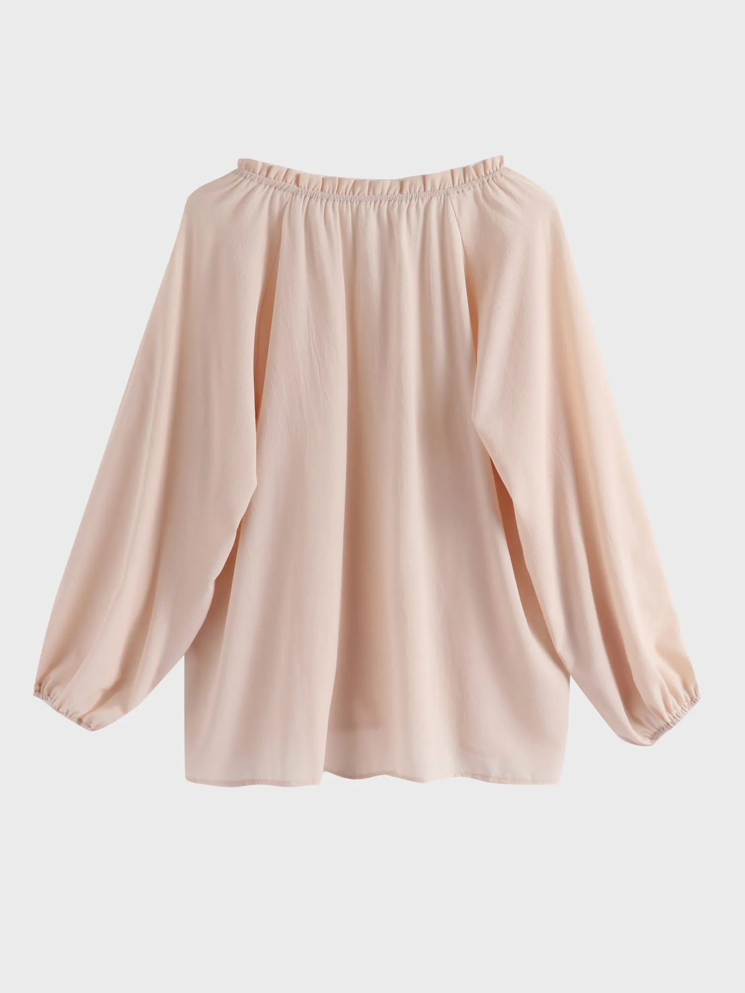 Midsize Sweet V-Neck Blouse