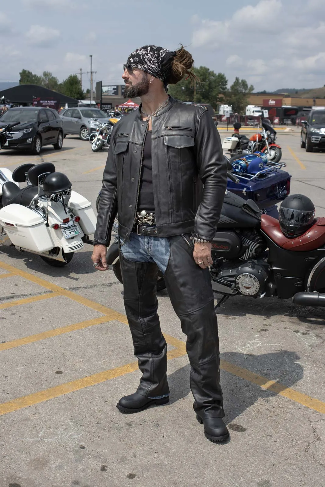 Milwaukee Leather MLM1506 Men's 'Cool-Tec' Black Real Leather Scooter Style Motorcycle Jacket with Utility Pockets