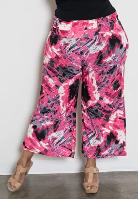 Printed Gaucho Pants