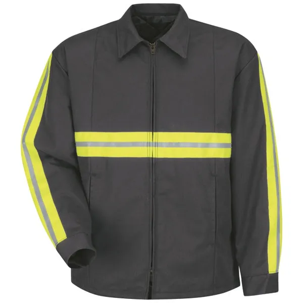 Red Kap Enhanced Visibility Perma-lined Panel Jacket - JT50EC