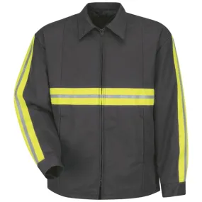 Red Kap Enhanced Visibility Perma-lined Panel Jacket - JT50EC