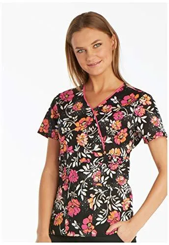 Runway RW601 Mock Wrap Scrub Top