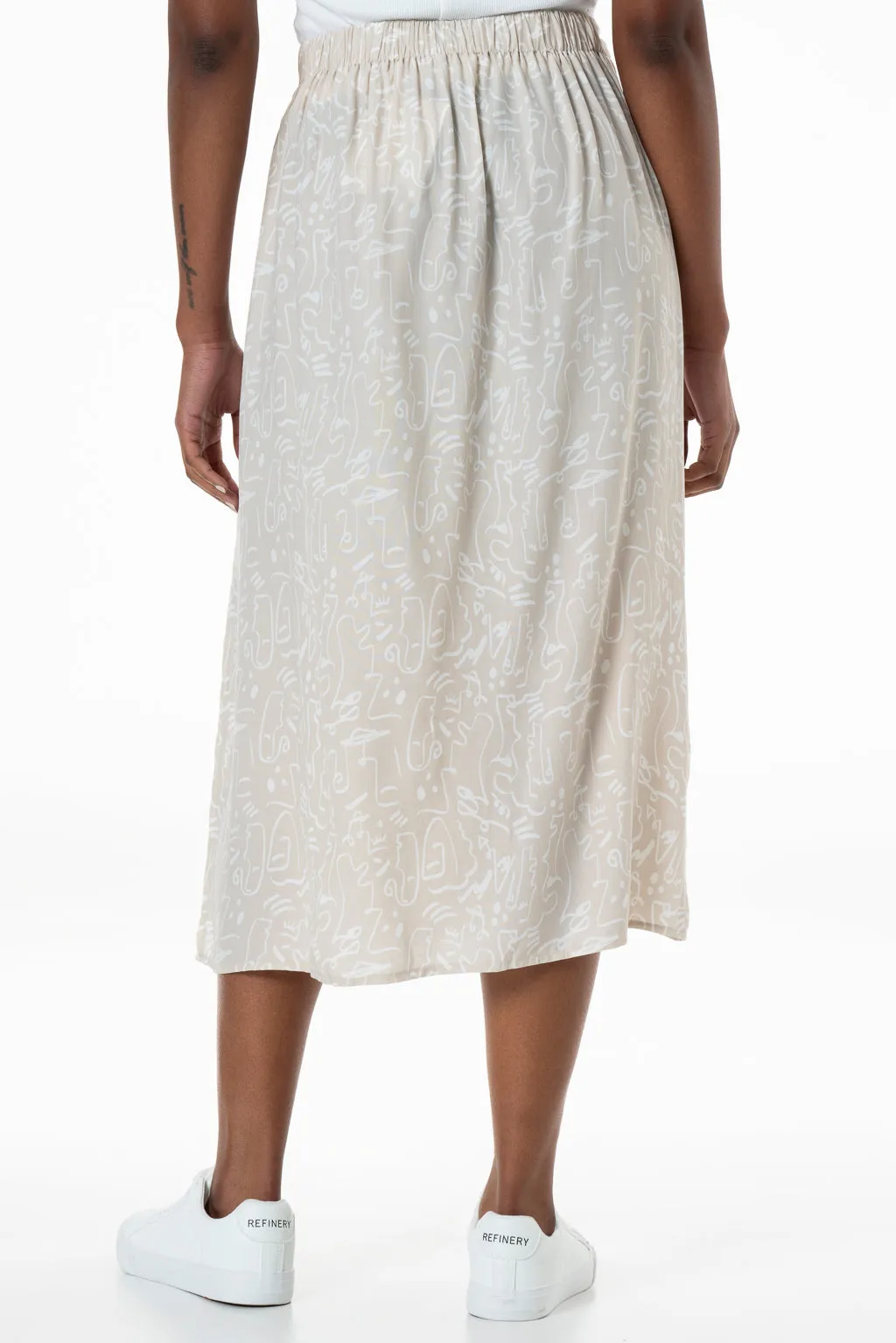 Slip Skirt _ 143391 _ Stone