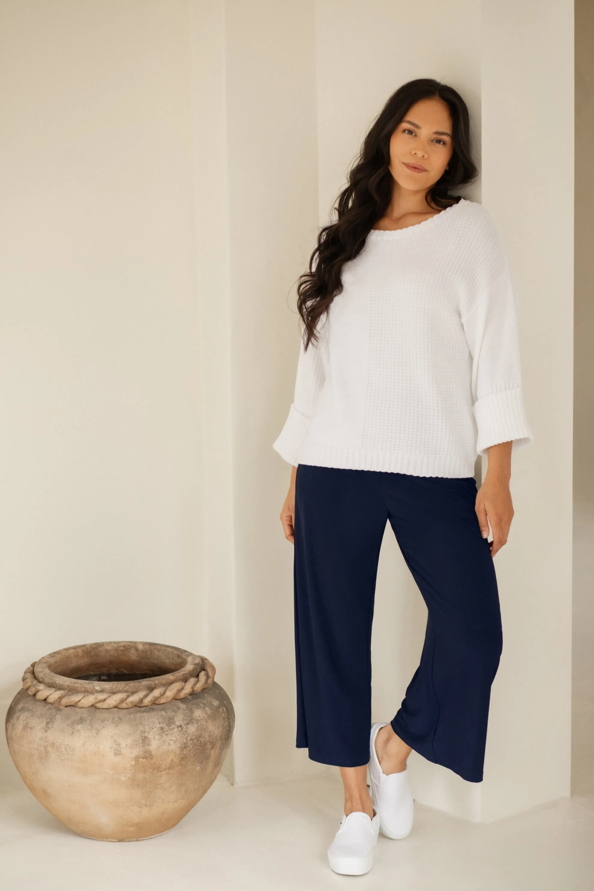 Straight Leg Crop Pant