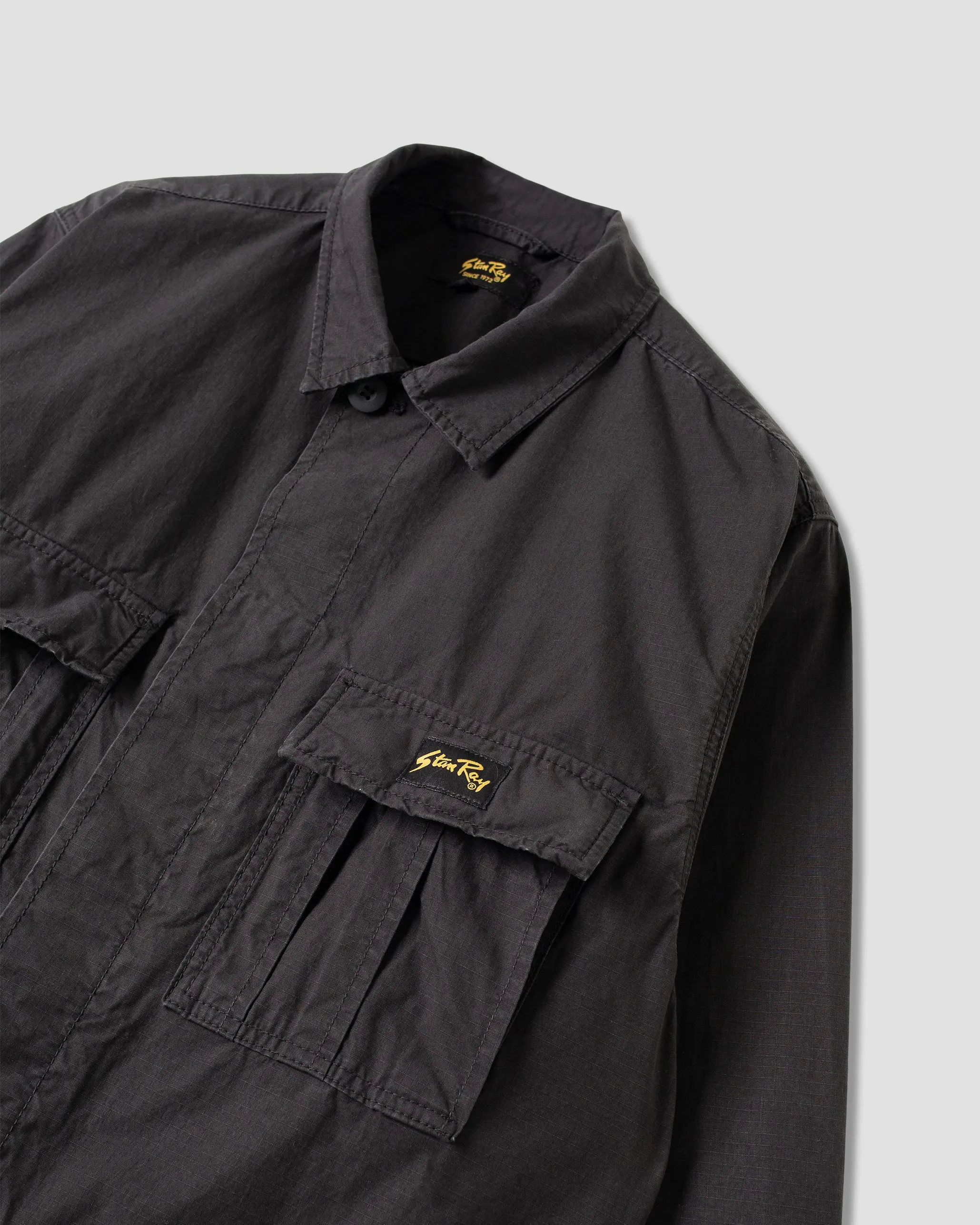 Utility Jacket Black Ripstop