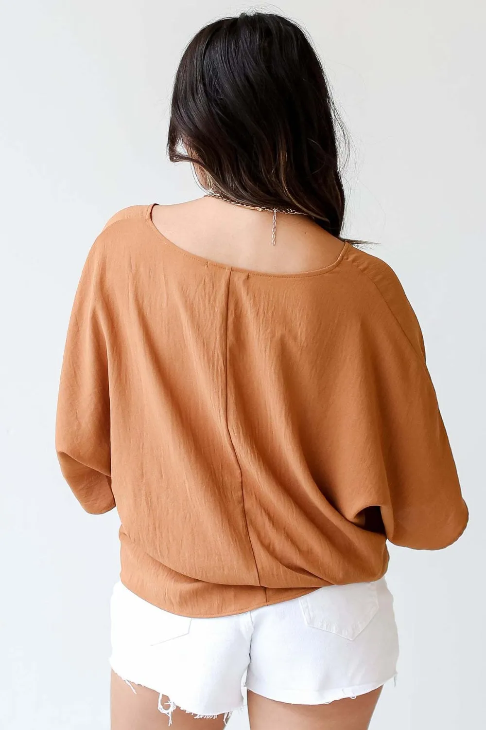 V-Neck Half Sleeve Blouse