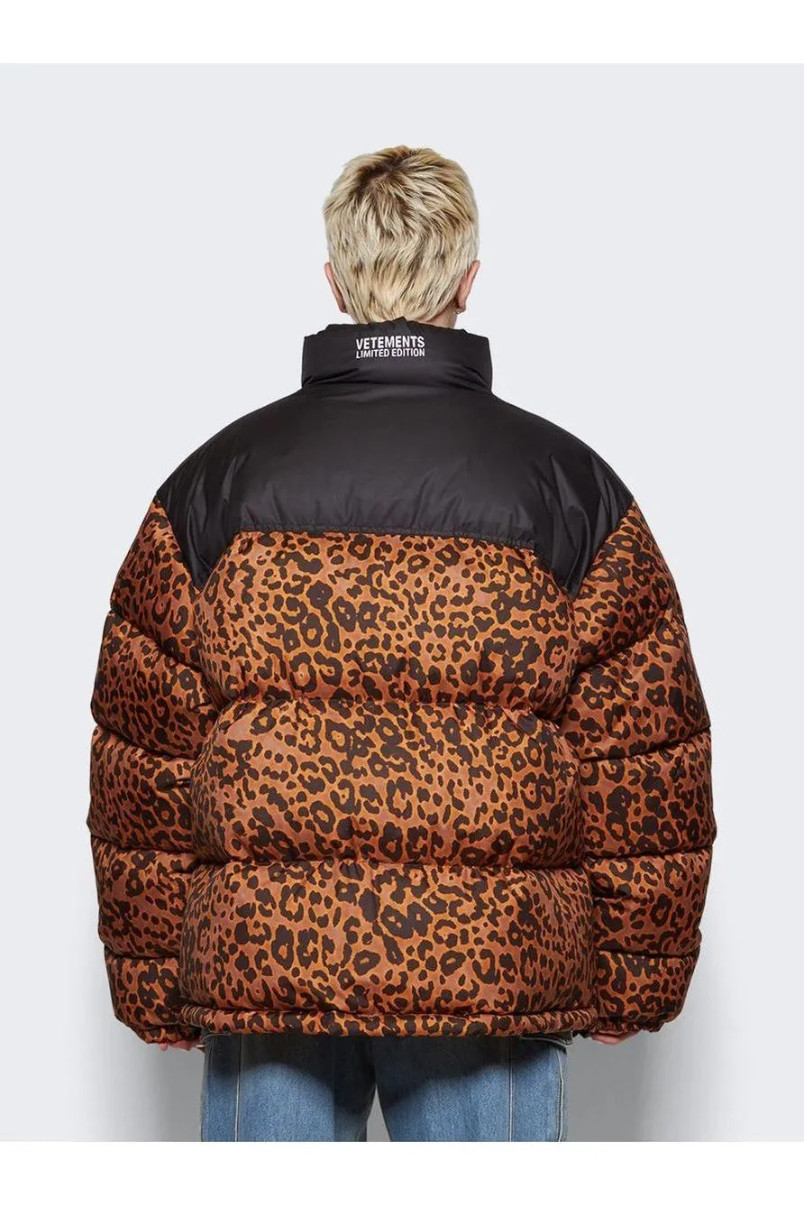 VETEMENTS | Logo Puffer Jacket - Brown